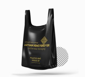 Custom Grocery Bag | Singlet Shopping Bag in Plastic or Biodegradable | Autumn Home Forever