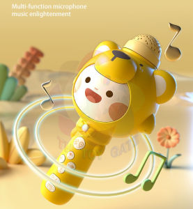 Micro cho bé tập hát Karaoke có dây sạc thay đổi giọng không dây sạc pin cho bé yêu {QUÀ TẶNG}