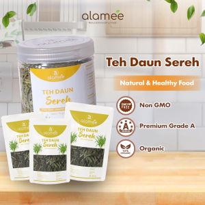 Teh Daun Sereh Lemongrass Leaf Tea Organik Kering Dried ALAMEE