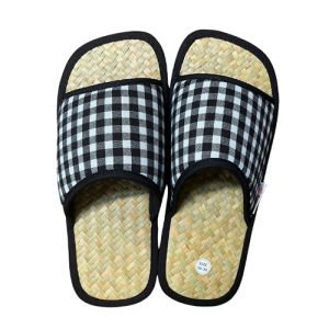Dép cỏ bàng quai ngang caro Hương Quế – DCQ-108