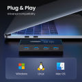 UGREEN USB Switch USB 3.0 2.0 for PC Laptop 2 Computers Sharing 4 USB Devices Peripheral Switcher Sharing Keyboard. 