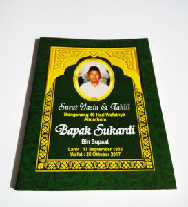 BUKU YASIN DAN TAHLIL BESAR SATUAN 10 x 16 CM SURAT DAN DOA ISLAM STANDAR MAJMUK LATHIF