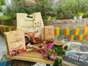 Tam Chau 3-in-1 Instant Coffee Mix Medium Roast 850g Large Pack - Heart-Healthy Vietnamese Coffee
