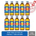 Nước Tăng Lực Redbull Bò Húc Thái Chai Thủy Tinh - Lốc 10 Chai Hàng Nội Địa. 