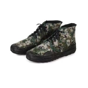 la Dư Đông 3566 Giày Cao Cổ Màu Xanh Hải Quân Jiefang Đế Cao Su Lưu Hóa Công Trường Giày Thể Thao Thường Ngày