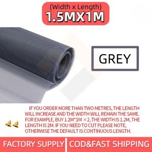 Windows Screen Door Replacement Screen Mesh DIY Anti Mosquito Insect Screen Fiberglass Screen Mesh Durable Curtain Mesh