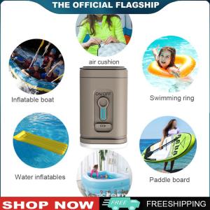[Uehomeie] Camping Light Electric Air Pump 1200mAh Handheld Air Compressor 4000Pa 3 Lighting Modes for Inflatable Cushions Air Beds