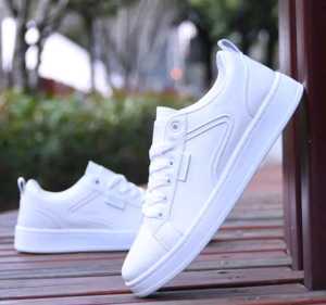 afrija51 Sepatu Sneakers Tali Pria Casual Krem Sekolah Kerja Sport Shoes Kekinian Sepatu ventela