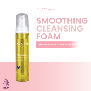 Alamin Sabun Cuci Muka Smoothing Cleansing Foam Normal Berminyak Pencerah Pelembab Glowing Whitening Menghaluskan Lembut