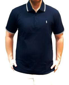 Polo Shirt For Men Spandex Cotton Golf Shirt Business Casual Office Wear Short Sleeve Breathable Anti-Wrinkle Smart Polo Top