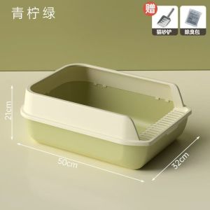 Hallway litter box Super large fully enclosed anti-splash mat Double deck cat toilet Enclosed extra large litter box