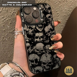 Premium Matte Hardcase IMD for Oppo DU488 Skull Casing Handphone Hologram Polycarbonate Color