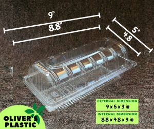 10 pcs - Clear Plastic Clamshell (10x OPL5H/C301 WF168/C306 C303 C201 OPS35 OPLH77L KT120 KT140 etc.)