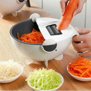 Bộ dụng cụ nạo rau củ kèm thau rửa - Dụng cụ nhà bếp kèm lưỡi nạo thông minh - Q5368