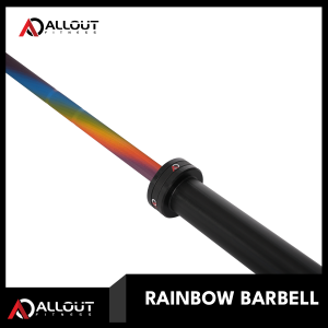 Rainbow Barbell 15kg - 20KG| Color Bar for CrossFit Home Gym Strength Training