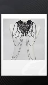 Cross-border jewelry Chest chain Lace bikini body chain necklace AliExpress Hot Sale body chain