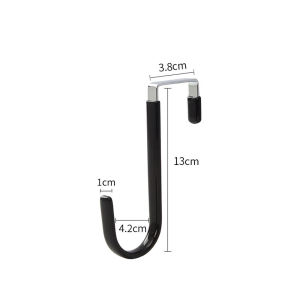 YESPERY S-Shape Hooks Stainless Steel Multifunctional Kitchen Cabinet Door Hanging Hook Bag Umbrella Key Hanger Storage Hold Over Door Hook