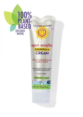California Baby Calendula Cream 1.8/2.9oz (4 Types) - Original Calendula | Calming Cream | Super Sensitive