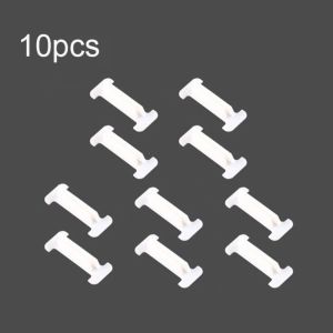 HJKL 10PCS Loại t/Cross/ba chiều Kẹp cố định khóa chữ thập Nhựa Trắng Khóa mở rộng phân vùng Khóa ba chiều Phụ kiện ngăn kéo Trang điểm