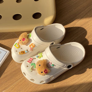 [Free Shipping] Summer Womens Outdoor High-Heeled Thick-Soled Small-Sized Height-Increasing EVA Sandals
