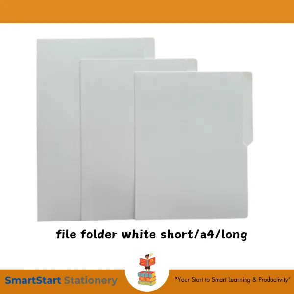 DOCUMENT FILE FOLDER WHITE SHORT/A4/LONG SOLD PER 10PCS | Lazada PH