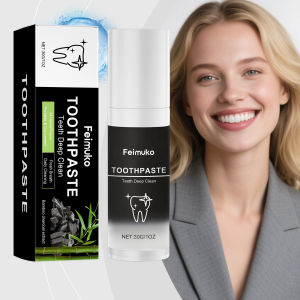 new Bamboo Charcoal Toothpaste Mild Cleansing Fresh Mint Brightening Teeth Fresh Breath Stain Removal Daily Oral Care Toothpaste Free Shipping
