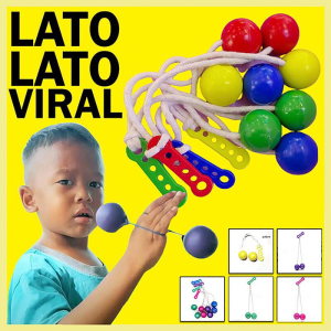 4cm Lato Lato Toy: Old School Games Pro-clackers Edition Ball for Children