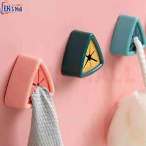 Dụng cụ treo khăn giữ khăn dán tường nhà bếp nhà tắm nhỏ gọn tiện dụng