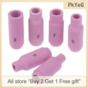[COD] PkYeG Tool 5PCS 10N49/50 Plasma Cutting Cups Alumina Nozzle Cups TIG Welding Large