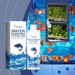 Yegbong เครื่องกรองสาหร่ายควบคุมบ่อและพิพิธภัณฑ์สัตว์น้ำสูตรการดำเนินการที่รวดเร็วกำจัดน้ำสีเขียวรักษาระบบนิเวศน้ำที่มีสุขภาพดีอุปกรณ์บำบัดน้ำอย่างรวดเร็วสำหรับถังปลาปลอดภัยสำหรับปลาเขตร้อนเต่าและพืช | Elim