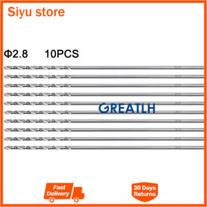 GREATLH 10pcs Stainless Steel Orthopedics Drill Bits 2.8-4.0mm Diameter Bone Drills Set Orthopedic Surgical Tools