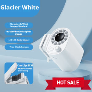 2025 High Speed Clip Fan Desktop Small Fan Portable Fan Strong Wind Used for Outdoor Travel and Umbrella Fan