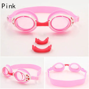 MR Kacamata Renang Anak Anti Kabut Anti UV With Tutup Telinga Kaca Mata Anak Bintang - Gratis Pouch