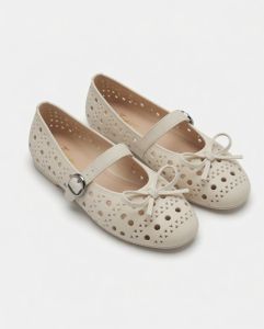 Free Shipping Clearance Sale Hollow Out WomenS PVC Bowknot Flat Shoes Shallow Breathable For Dates And Everyday Wear
