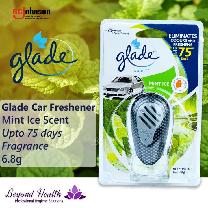 Glade Sport Car Air Freshener Mint Ice Scent 7ml(6.8g) Lazada PH
