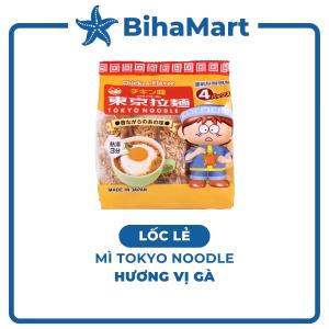 [LỐC LẺ] - TOKYO NOODLE - Mì Tokyo Noodle hương vị Gà Mì ăn liền cho bé Tokyo Noodle Mì gà ăn dặm cho bé (120g/lốc)