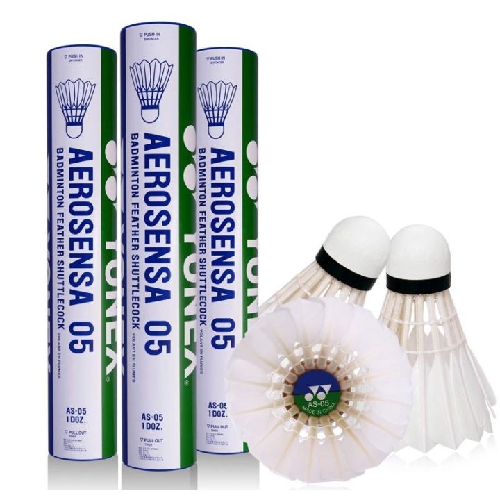 HIGH QUALITY FEATHER YONEX SHUTTLECOCK FOR BADMINTON 1 DOZEN PER TUBES