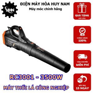 Máy thổi lá cây - Thổi bụi công nghiệp công suất 3500W dùng điện RC-3001 - HÀNG CHÍNH HÃNG - BẢO HÀNH TOÀN QUỐC