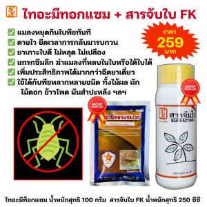 กำจัดเพลี้ยในต้นพุทรา เพลี้ยอ่อน เพลี้ยไฟ เพลี้ยแป้ง ด้วยไทอะมีทอกแซม25 ขนาด 100 กรัม