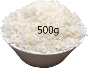 TJ SPORTS High-Quality White Beeswax Pellets Lilin Lebah for DIY Candle/ Lipstick/ Lip Balm Cosmetics (100% Natural Beeswax)