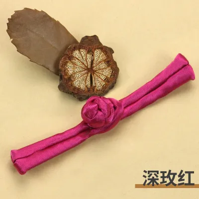 【Ship in 24H】Dish button Chinese Tang style one word Chinese style cheong盘扣扣子中式唐装一字中国风旗袍复古手工花扣纽扣衣服女古典辅料goodiwishes