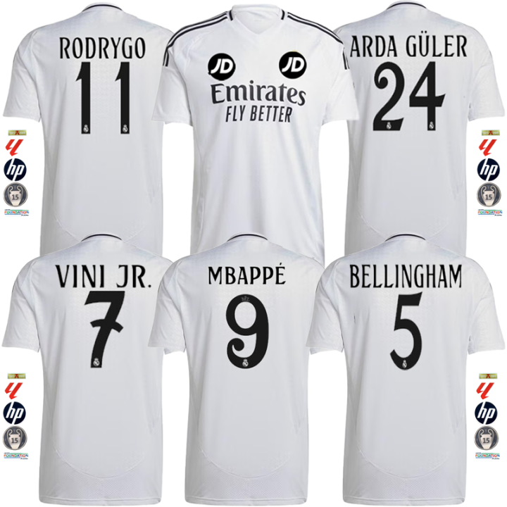 Real MaDrIDS Jersey Home 24-25 Men Football Shirt Mbappe Jersey | Lazada