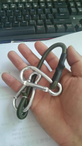 4pcs Tent Fixing Bungees Cord Versatiles Elastics Rope Strong Load Bearing Hook for Camping Tent Rope Hiking