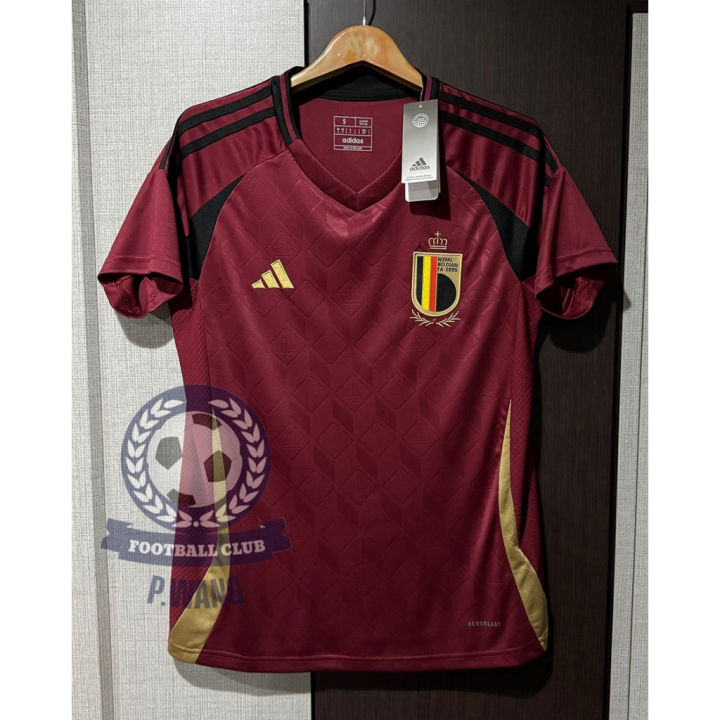 The new Belgian national team home jersey for the 2024 European ...