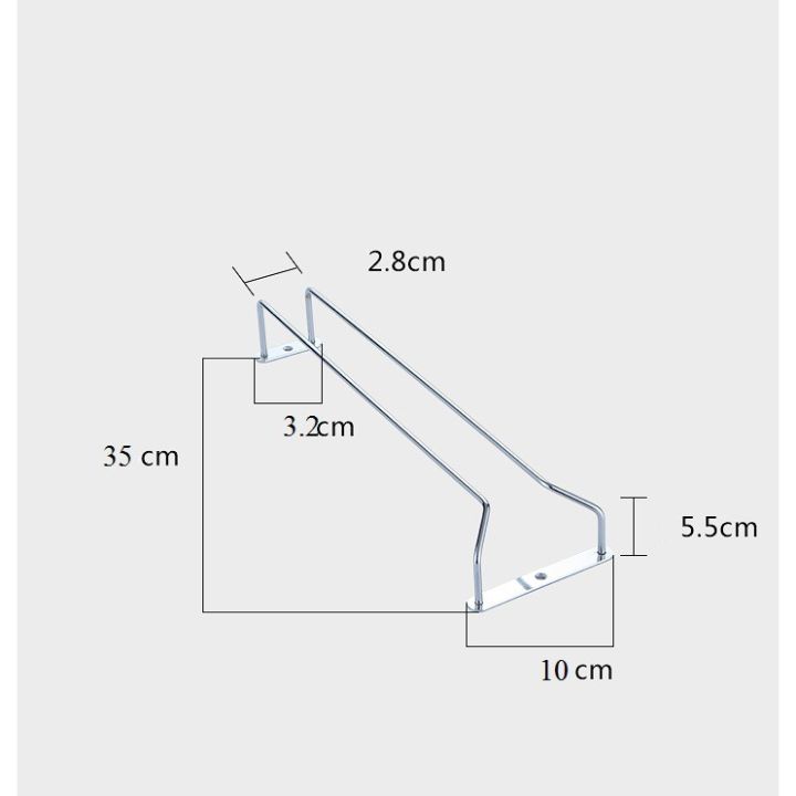 Giá treo ly inox 304 cao cấp 1 hàng