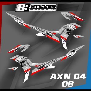 BBSticker Demak BISA HOLOGRAM Stiker Striping Aerox 155 NEW Motif Racing Axn 4