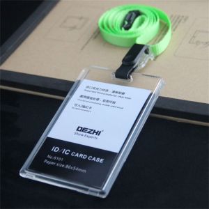 MMLUCK Có thể điều chỉnh Ví đựng thẻ ID Thẻ nhân viên Nhận dạng công việc Bìa thẻ tên Thẻ huy hiệu Dây đeo cổ Ví đựng danh thiếp Đồ dùng văn phòng