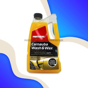 Mothers Carnauba Wash & Wax Cleans Shine Protects 64oz 1892ml US Imports