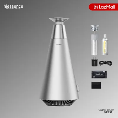 hiessence Vessel Nebulizing Smart Aroma Diffuser (Aluminum material and 10000 mAh capacity)