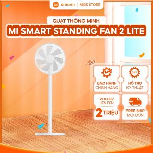 Quạt Cây Xiaomi Mi Smart Standing Fan 2 Lite | 7 Cánh 38W Gió Mạnh 30m³/Phút Cực êm 30.8dB